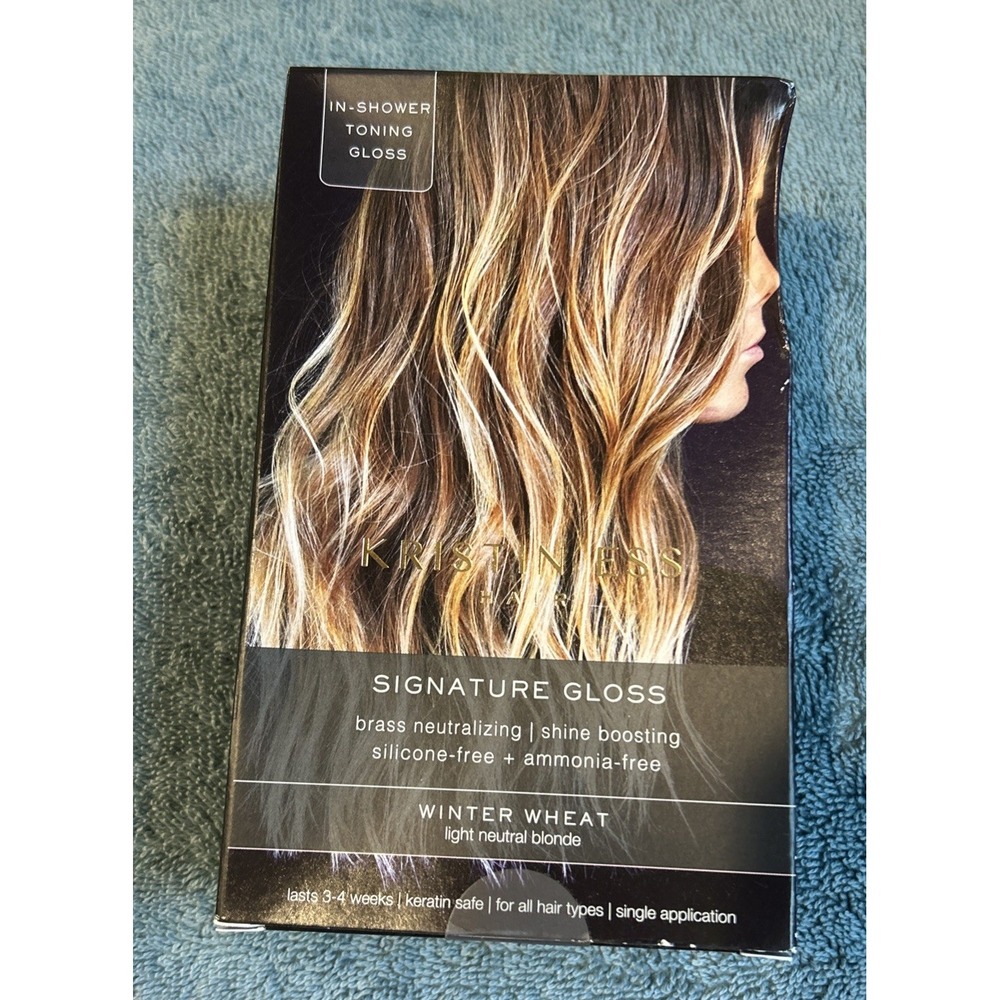 Kristin Ess Hair Signature Gloss Winter Wheat Light Neutral Blonde Sealed New
